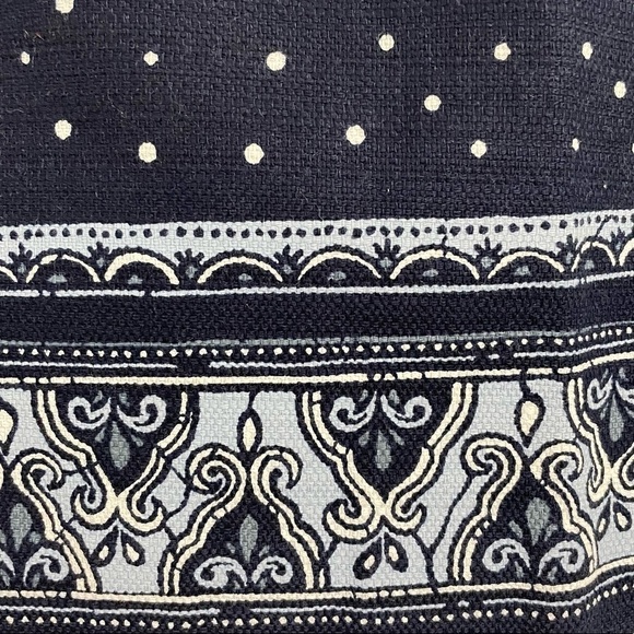 Ann Taylor Blue Motif Prints Knee Length Tapered Skirt - Picture 2 of 6